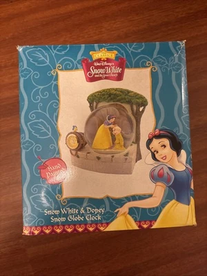 Blancanieves y Dopey Globo de Agua y Reloj Siete Enanos Disney - Totalmente Nuevo Foto 1 de 3