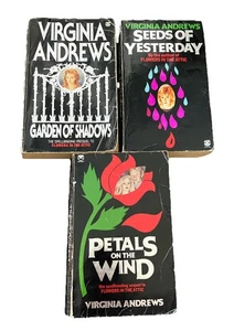 Virginia Andrews Bundle X 3 Vintage Fontana Paperbacks Petals On The Wind IDRU - Picture 1 of 24