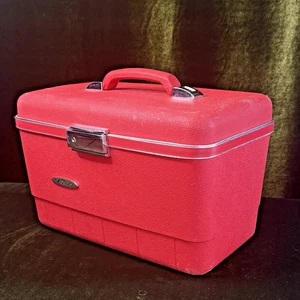 Vintage Sears Forecast Train Case~~~VERY🐇GOOD Condition - Picture 1 of 10