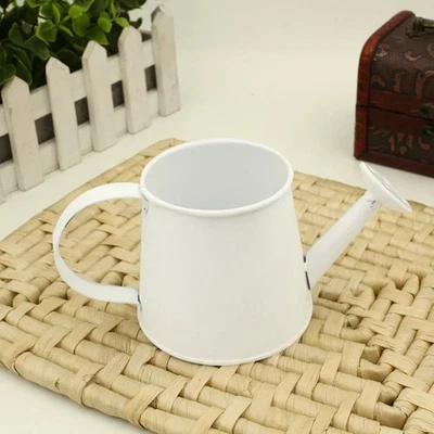 Metall Mini Gießkanne Blumen Topf Garten Dekoration Spielzeug Kinder - Bild 1 von 4
