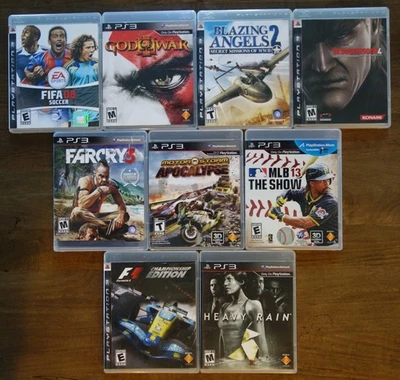 *** PAQUETE DE JUEGOS PLAYSTATION 3 PS3 - MOTOR STORM - METAL GEAR SOLID - OTROS+++++ Foto 1 de 3