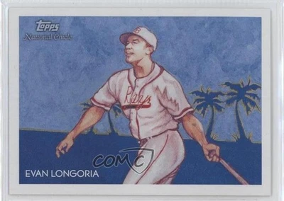 2010 Topps National Chicle Back Evan Longoria by Jeff Zachowski #33 - Image 1 of 2