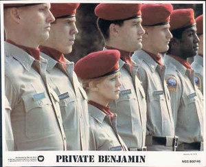 PRIVATE BENJAMIN GOLDIE HAWN ORIGINAL LOBBY CARD