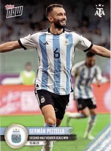 2023 Topps Now Argentina 3 German Pezzella - Picture 1 of 2