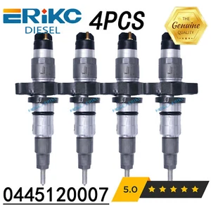 4PC 0445120007 Diesel Injector Nozzle 0445 120 007 for IVECO FORD CUMMINS - Picture 1 of 8
