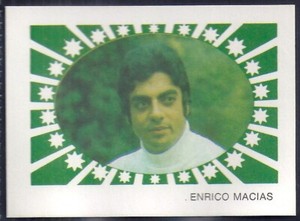 MONTY GUM-TOP MUSIC STARS 1970'S- ENRICO MACIAS