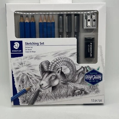 Staedtler Mixed Sketching Set Design Journey 12pc NEW - Image 1 of 4