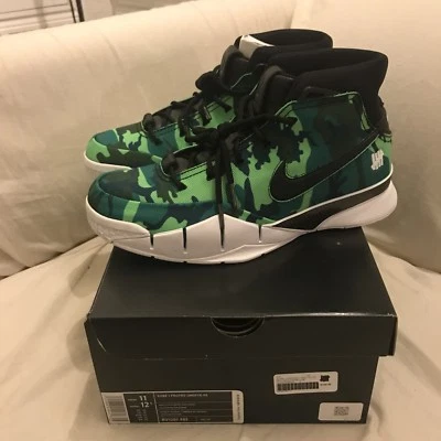 Nike Kobe 1 Protro Undefeated PE Verde Camuflaje Silverlake LA Nuevo Talla 11 Foto 1 de 4