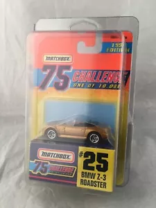 Matchbox 75 Challenge #25 BMW Z-3 Roadster 1997 - NM+ Karte mit Protecto-Pak - Bild 1 von 11