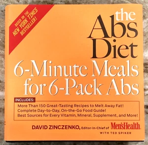 The ABS Diet 6 Minute Meals for 6 Pack Abs David Zinczenko 2006 Hardcover Book - Picture 1 of 4