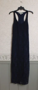 Lauren Conrad Maxikleid dunkelblau Spitze mit Racerback ~ Größe S - Bild 1 von 4