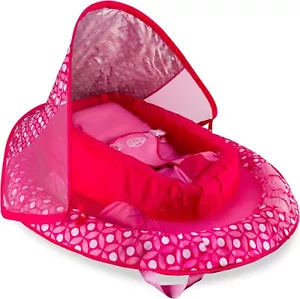 SwimWays Infant Baby Inflatable Swimming Pool for Ages 3 to 9 Months, Pink - Picture 1 of 2