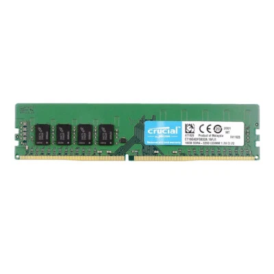 New Crucial 16GB DDR4 3200MHz PC4-25600 288-Pins UDIMM Memory Ram CT16G4DFD832A - Image 1 of 4