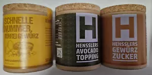 Henssler 3er Gewürzset, Avocado, Rührei, Gewürzzucker, Gewürz Set, NEU/OVP - Bild 1 von 4