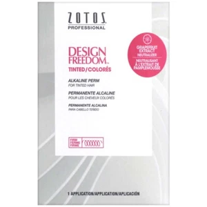 SP-971123 SALON BEAUTY ZOTOS DESIGN FREEDOM TINTED ALKALINE HAIR PERM FIRM - Picture 1 of 1