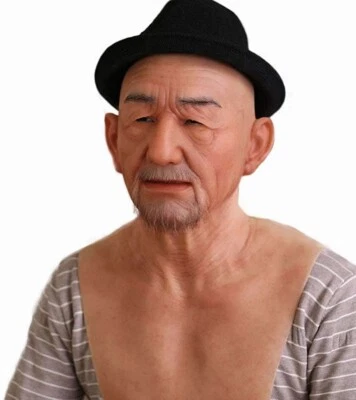 Realistische Silikon Maske Mann Maske Für Halloween Cosplay Maske Crossdressing - Bild 1 von 4