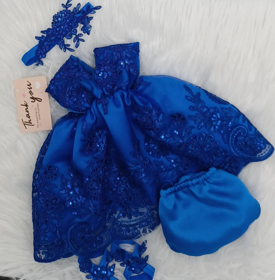 Baby Dress Vestido Niña Bebe Newborn Fiesta Boda Bautizo Fotos - Image 1 of 1