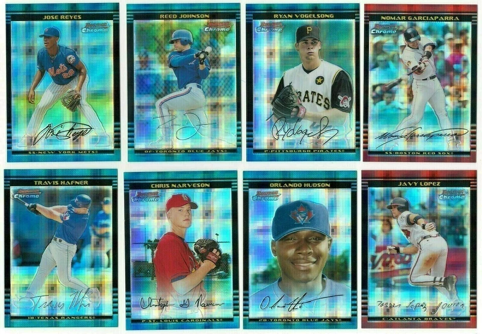 2002 Bowman Chrome XFRACTOR Parallel Single Cards /250 Rookie RC Ref Shortprint - Image 1 of 1