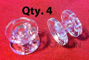 Qty 4 pieces RV Cord Tension Hold Down Pleated Shade Blind Tensioner - Clear - Bild 1 von 2