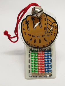 Vintage JAPAN 1980's BASEBALL MASCOT PENCIL Set of 6 Mini Pencils Original Case - Picture 1 of 5