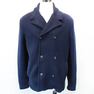 Banana Republic Men's Peacoat Navy Blue Jacket Coat XL - Picture 1 of 7