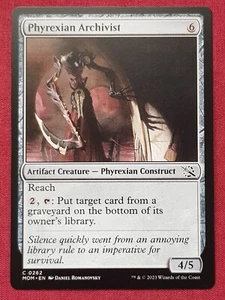 Magic The Gathering MARCHA DE LA MÁQUINA ARCHIVISTA PHYREXIAN tarjeta artefacto Magic The Gathering Magic The Gathering - Imagen 1 de 2