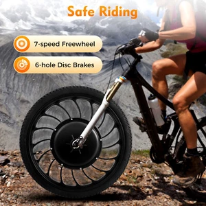 20 Inch E-Bike Front Integral Motor Wheel Conversion Kit Brushless Gearless Hub - Picture 1 of 15