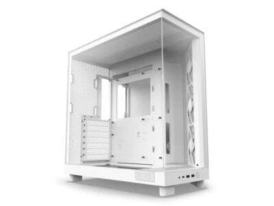 NZXT H6 FLOW - Compact Dual-Chamber Mid-Tower Airflow ATX PC Case, White - Image 1 of 4