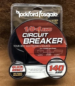 NEW Rockford RFCB140 1/0-4 AWG 140 Amp Circuit Breaker - Picture 1 of 1