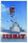 Blaszany znak, 20 x 30 cm, Zermatt, Szwajcaria, narciarstwo, zima, wakacje, nowy, oryginalne opakowanie