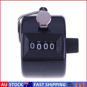 Clicker Counter 4 Digit Number Counters Plastic Shell Hand Held(Black) - Picture 1 of 12