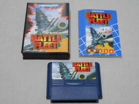 Namco 1990 BATTLE FLEET Nintendo Famicom NES Used Simulation Japanese Retro Game