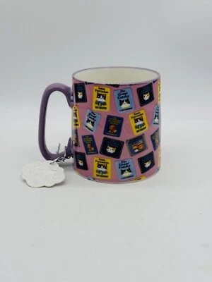 Taza de café libro de gatos Strawberry Street Bella 16 oz taza literaria nueva Foto 1 de 4