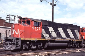 Canadian National GP40-2L # 9427 @ Halifax, NS 6/24/1984 - Picture 1 of 1