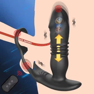 Analplug Vibratoren Anal Dildo Vibrator mit Stoßfunktion Sexspielzeug für Männer - Bild 1 von 24