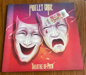 Motley Crue Theatre Of Pain 12" White Label Promo Vinyl LP 1985 Elektra Records - Picture 1 of 10