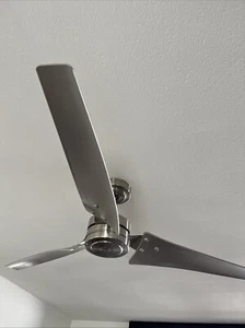 52 ceiling fan without Light. Stainless Steel Head And Cover - Picture 1 of 12