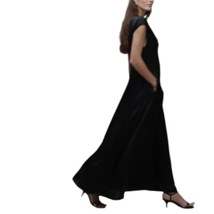 Banana Republic Astral Silk Maxi Dress 100% Silk Evening Gown Women’s Size 14 - Picture 1 of 11