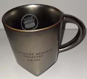 Rarität Neu mit Etikett 2018 Starbucks 16oz New York RESERVE ROASTERY EXCLUSIVE BRONZE BEVEL MUG - Bild 1 von 9