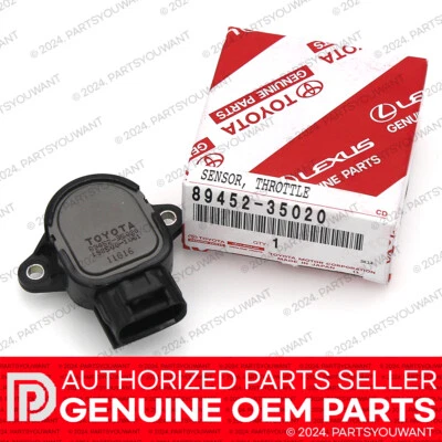 Sensor de posición del acelerador TPS Toyota OEM GENUINO para sistema EFI 89452-35020 NUEVO Foto 1 de 4