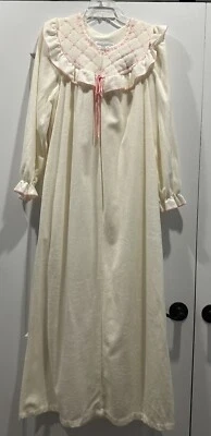 Camisón largo de vellón vintage Vandemere Cottage Core talla grande pradera Foto 1 de 4