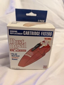 New in Box Dust Devil CORDLESS MODELS Replacement - 2 Pack Cartridge Filters - Picture 1 of 4