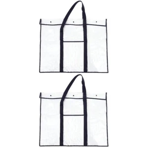 2 Pieces Aktentasche Kind Aufbewahrungstasche Für Handarbeiten Plakatträger - Bild 1 von 12
