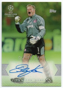 2015-16 Topps UEFA Champions League Showcase Autographs Green Auto /150 Pick Any