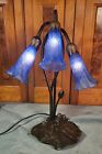 Vintage Lilly Table Desk Lamp With Tulip Shades