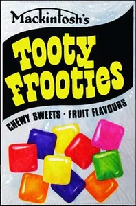 LARGE FRIDGE MAGNET - TOOTY FROOTIES wrapper - CLASSIC SWEET SHOP COOL! - Picture 1 of 1