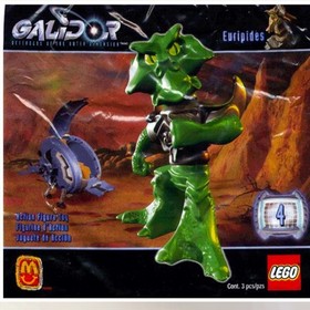 Lego Galidor Euripides {McDonald's Polybag #4} 4044 New Sealed Polybag