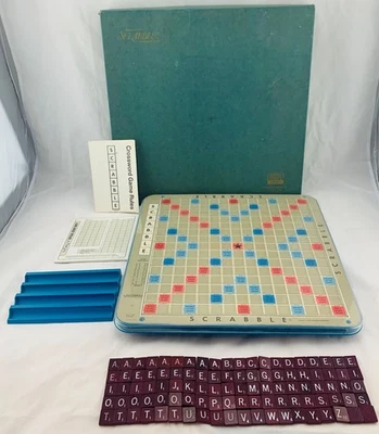 1977 Deluxe Scrabble Game Complete in Very Good Condition FREE SHIPPING - Image 1 of 4