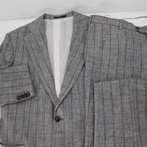 suitsupply Suit Men 44R 38x34.5 Brescia Slim Fit Pants Havana Blazer Linen Silk - Picture 1 of 17