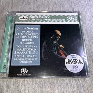 Janos Starker Dvorak Cello Concerto Bruch Dorati SACD Hybrid Brand New Sealed - Imagen 1 de 3
